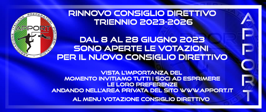 Aperte le elezioni per il rinnovo del Consiglio Direttivo 2023 - 2026