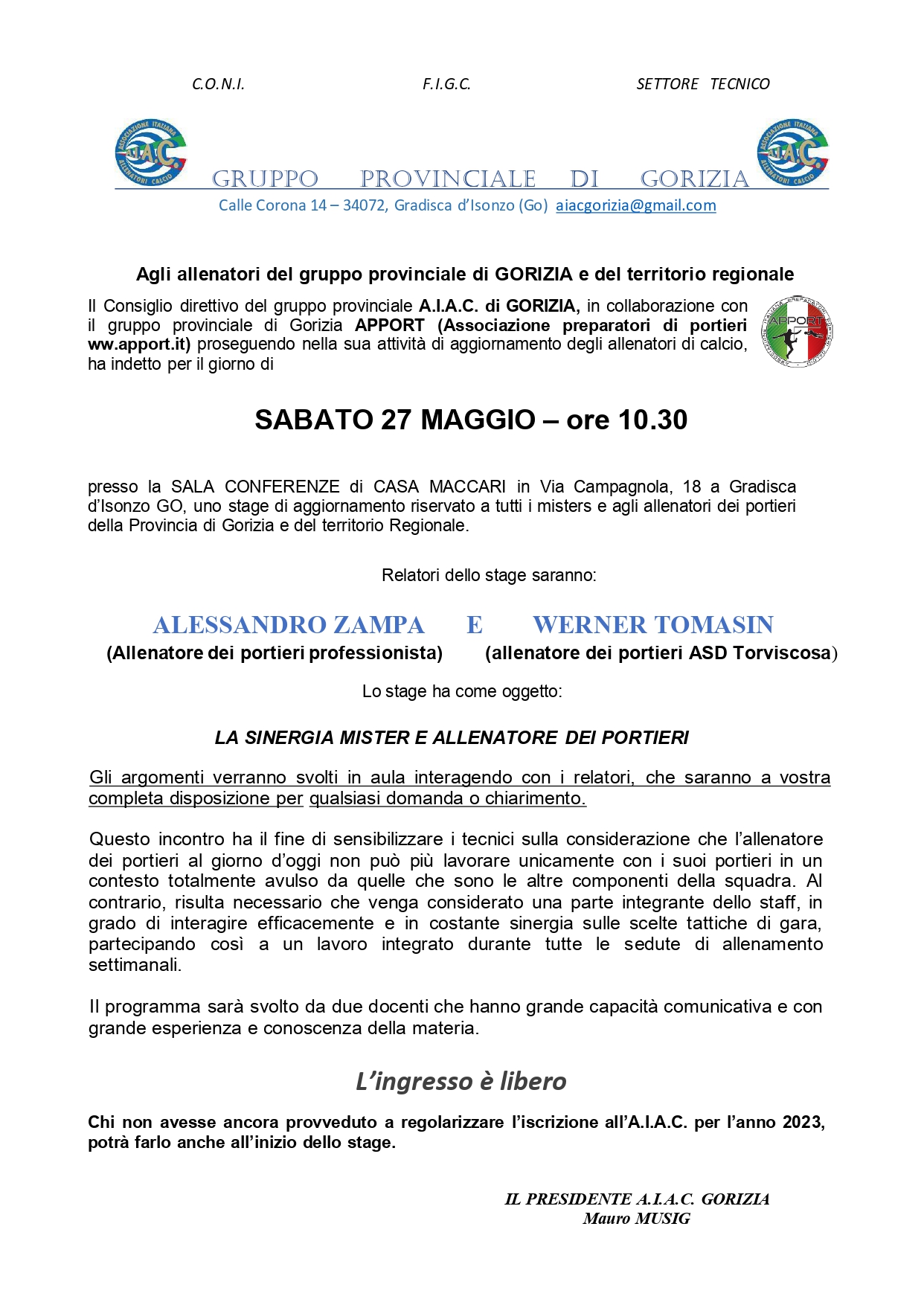 Stage portieri Gradisca d'Isonzo 27 maggio 2023  page 0001