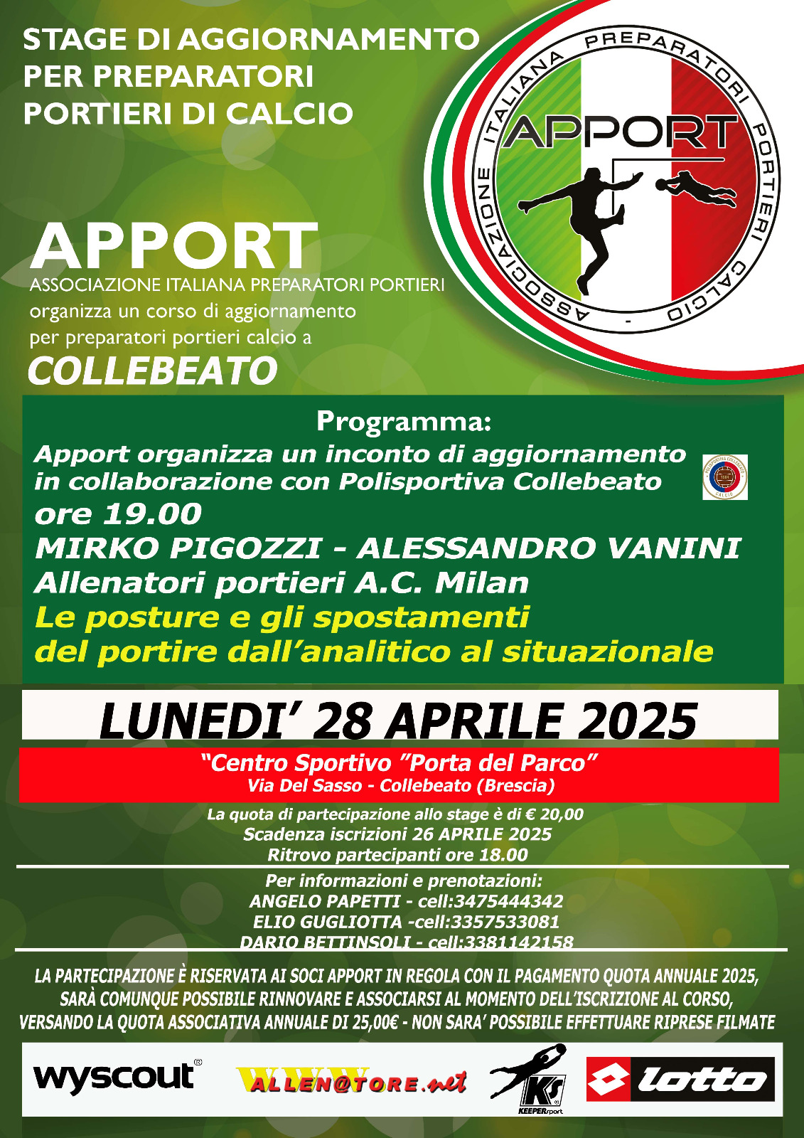 28 Aprile 2025 - Stage a Collebeato - (BS)